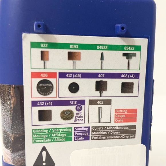 Dremel KIT 31 Pcs Sanding Grinding Rotary Tool Accessory - Picture 6 of 9